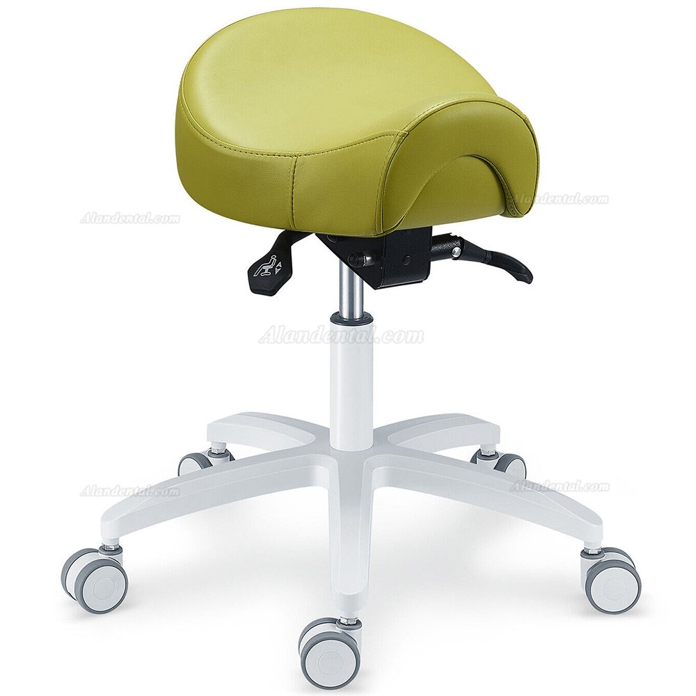 TYTC PLST-075 Ergonomic Dental Assistant Stool Dental Hygiene Saddle Stool (Angle and Height Adjustable)